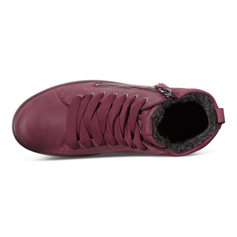 Tenis Mujer - ECCO Soft 7 Tred Gtx Hi - Vino - BEG041697